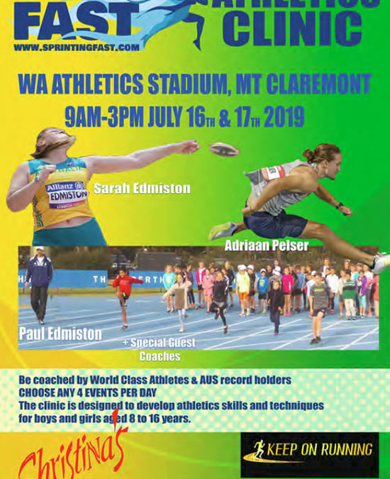 Sprinting Fast Athletics Clinic