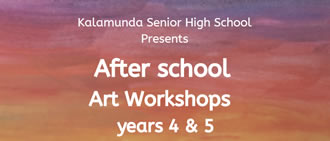 KSHS Presents After School Art Workshops