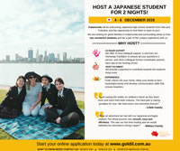 Host a Japanese Student for 2 Nights