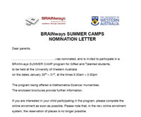 Brainways Summer Camp