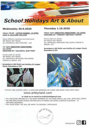 School Holidays Art & About