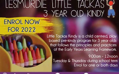Lesmurdie Little Tackas – 3 Yrear Old Kindy