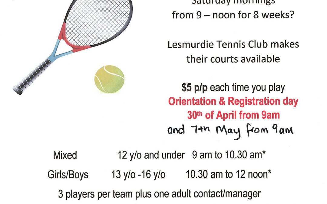 Junior Tennis Competition