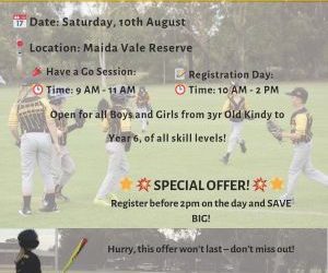 Kalamunda Rangers – Teeball Have A Go Day