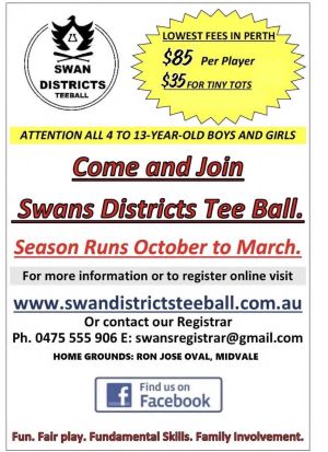 Swan Districts Tee Ball