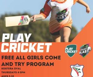 Play Cricket – All Girls Come & Try Program