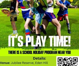 It’s Play Time! – School Holiday Program