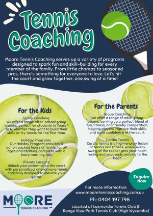 Tennis Coaching